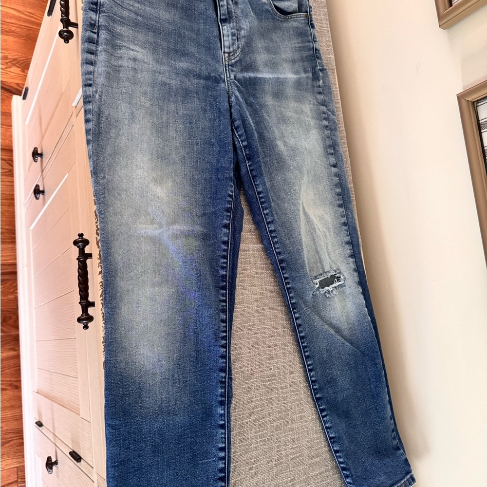 Calvin Klein Jeans High Rise Ankle Skinny Blue